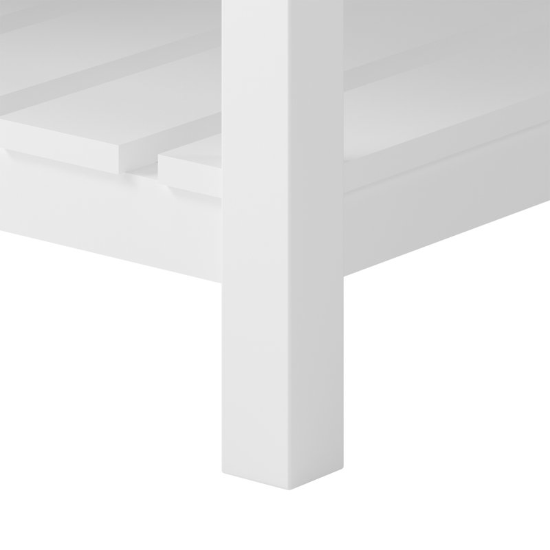 Lawson 48" White Freestanding Vanity Cabinet with Storage