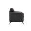 Chaise l 39 po en tissu gris