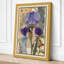 Purple Iris Study Botanical - Wrapped Canvas-665214275-665214335