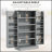 41 Inch Freestanding Kitchen Pantry Cabinet with 12 Door Shelves, Double Doors, 5-Tier Shelving, and Adjustable Shelves, Paper Gray