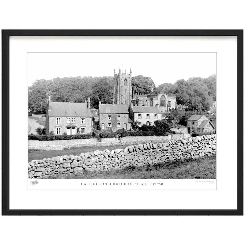 Hartington, Church Of St Giles C1950 - Single Picture Frame Print, 45cm H x 60cm W x 2.3cm D
