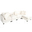 Revêtement beige avec rangement et porte-gobelets cachés, fabrication, coussins, canapé modulaire en tissu doux pour l’appartement, revêtement confortable, structure en contreplaqué,-2146668401-2146668415