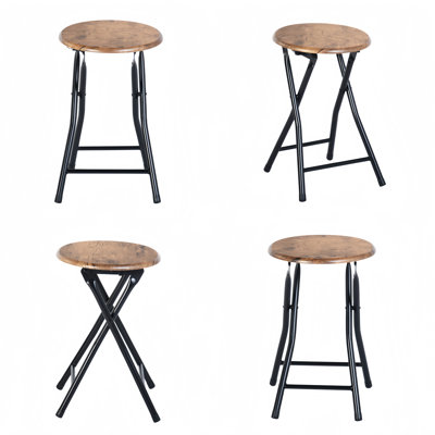 Alipio Counter Stool with Metal Frame