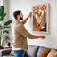 Fox Among Maples Japandi 1 Piece Wrapped Canvas Wall Art-373735554-373735558