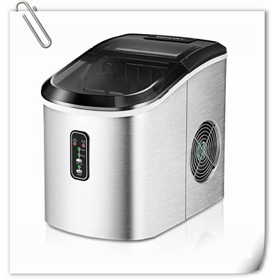 GLOBAL GIRLS LLC 26 Lb. Daily Production Bullet Clear Ice Countertop Machine