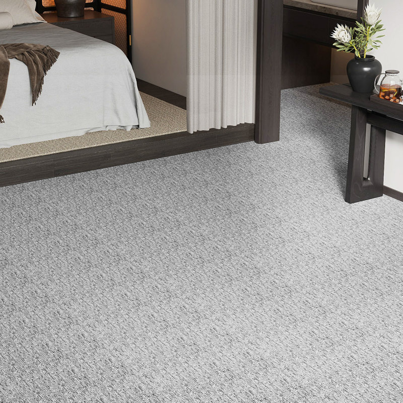 50cm W x 50cm L Textured Cut And Loop Polypropylene Plastic Carpet Tile