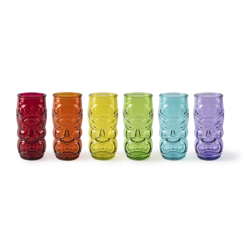 Tiki 550ml Drinking Glass Set