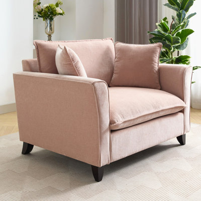 Fauteuil surdimensionné, fauteuil confortable et demi-canapé simple