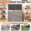 Boîtes de rangement Oudoor imperméables et résistantes aux rayons UV-123611031