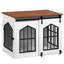 Chenil de ferme 31,5 "avec porte de grange coulissante-130493794