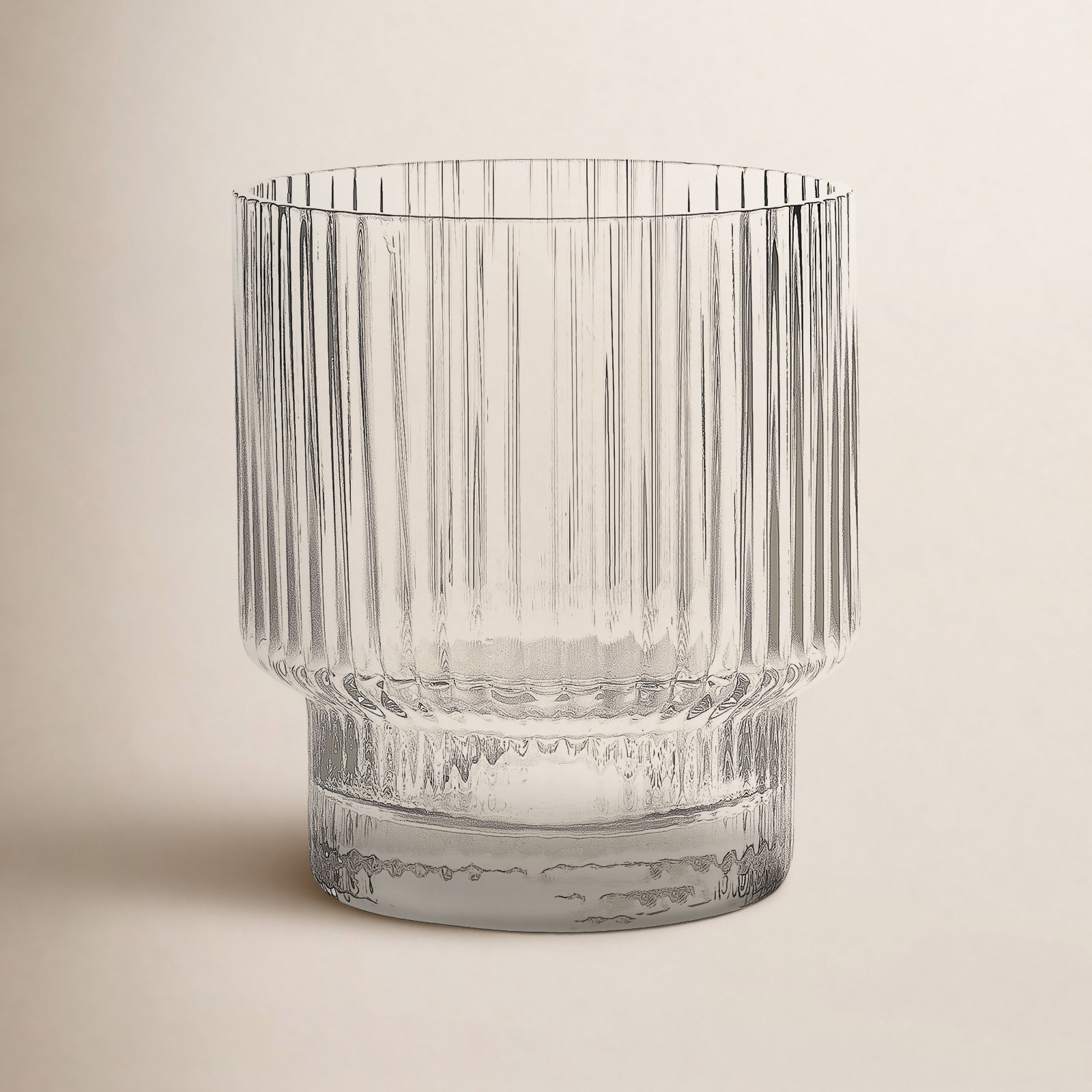 Hadley 11.5oz. Crystal Whiskey Glass Set, Clear