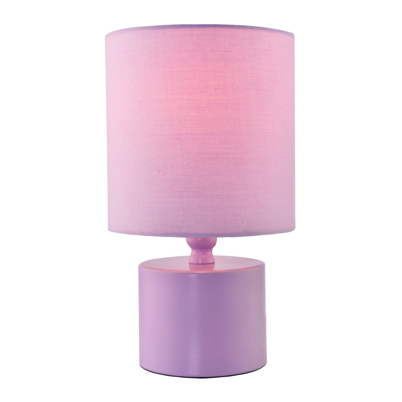 Metal Table Lamp, Purple, Purple