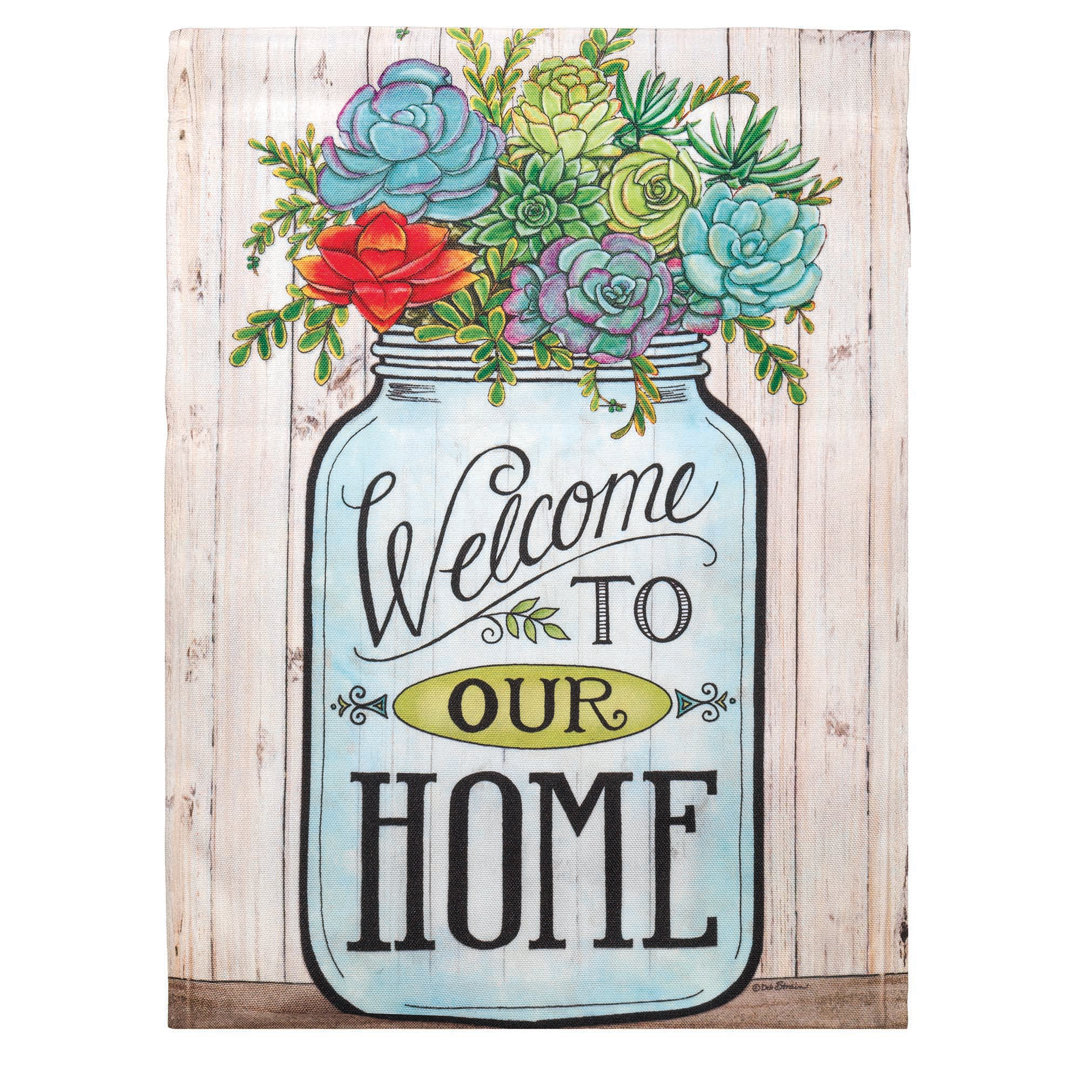 Frauke Outdoor 2-Sided Nylon Garden Flag August Grove® 