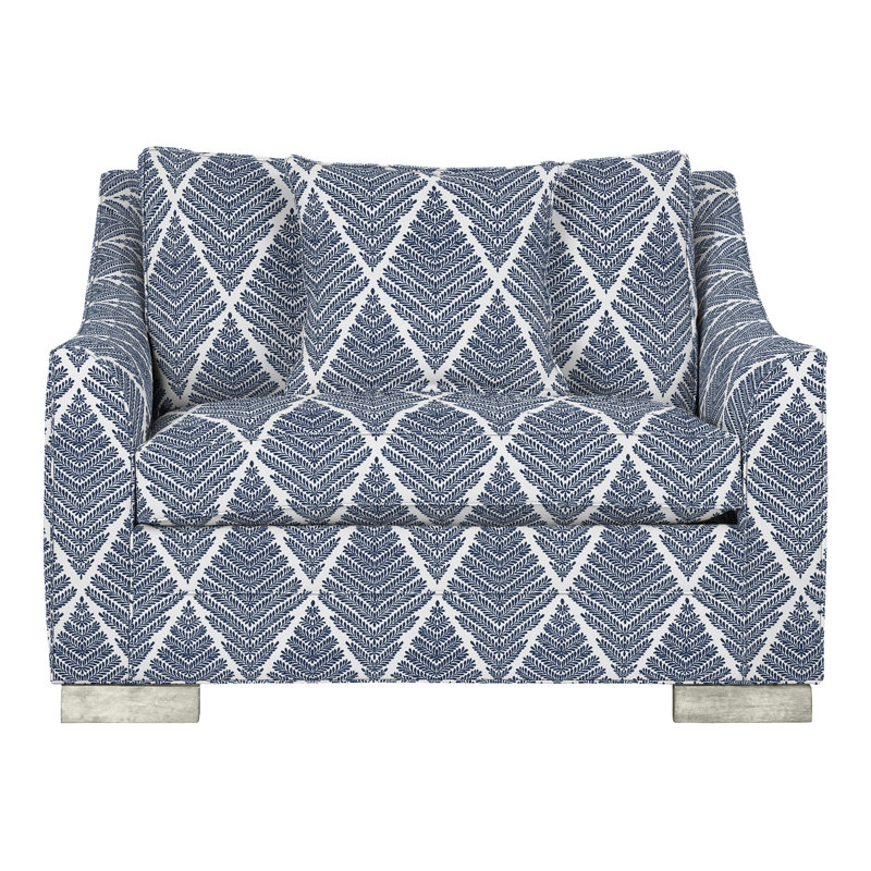 Chaise et demi 50,5 po Nicholas, Perigold Emmeline Lapis, Navajo