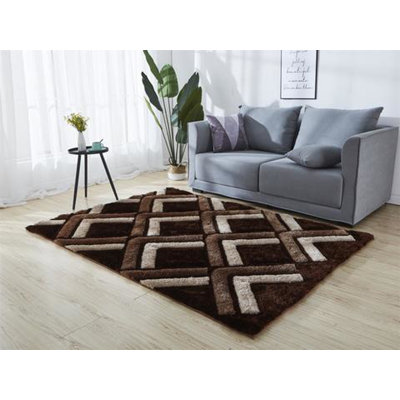 TAPIS ELIZABETH 5 pi x 7 pi 43733 - Brun