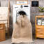 Tapis beige en polyester tissé à la machine Cristiona-1640286935