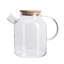 1800ml High Borosilicate Glass Teapot with Bamboo Lid