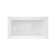 SIGNATURE® Rectangle Flat Front 6032 Skirted Whirlpool White