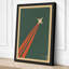Rocket to the Stars Retro - Wrapped Canvas-1233511993-1233512006