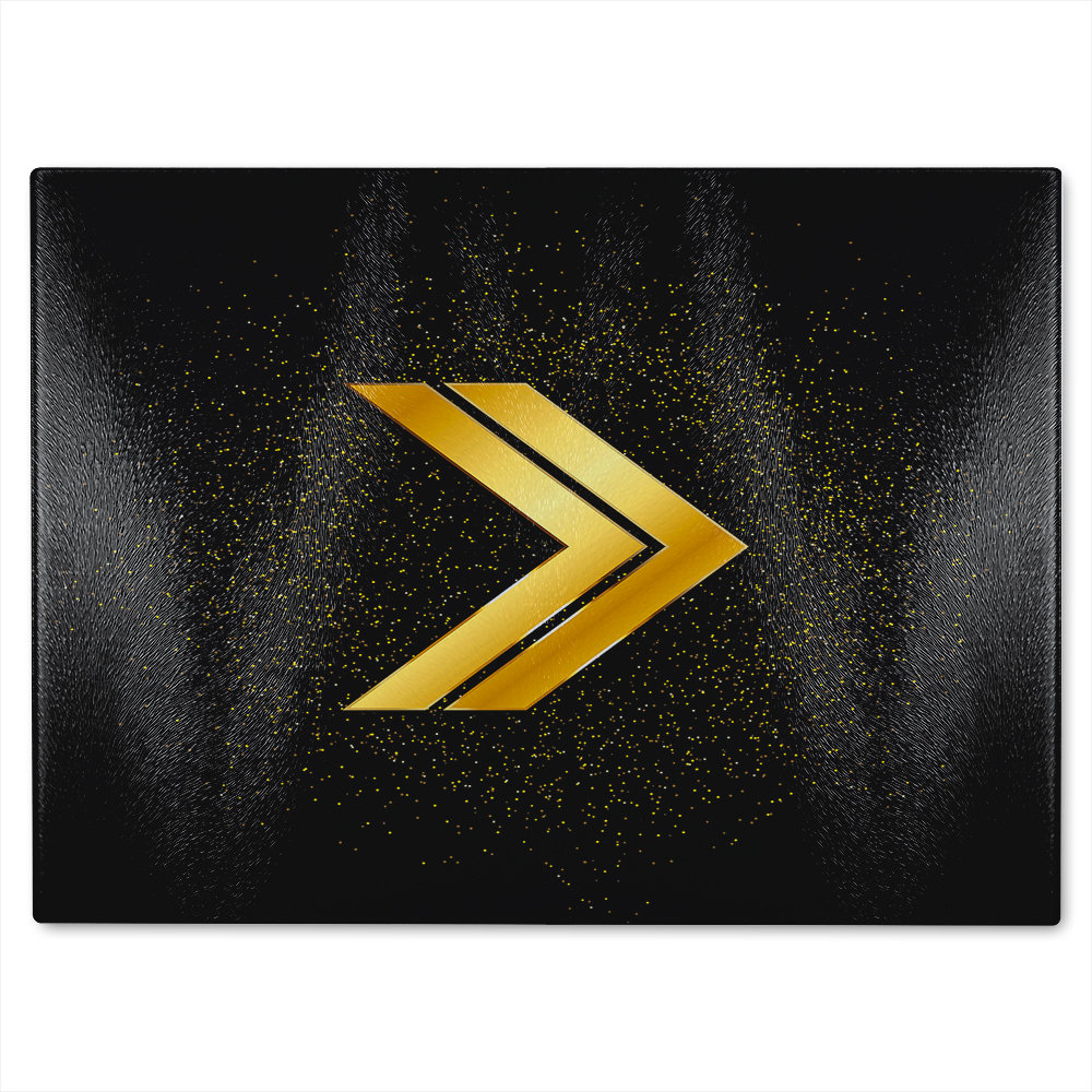 Arrow Glass Chopping Board