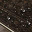 Tapis de couloir oriental performance gris anthracite / chocolat Tiyler 2 pi x 6 pi, lavable à la machine-830563773