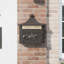 Cast Aluminum Wall Mounted Post Box-125152673