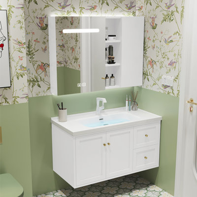 Armoire de salle de bain luxueuse de style français