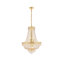 Lustre empire unique à 12 lumières avec accents de cristal Stoltz-32478719-32478721
