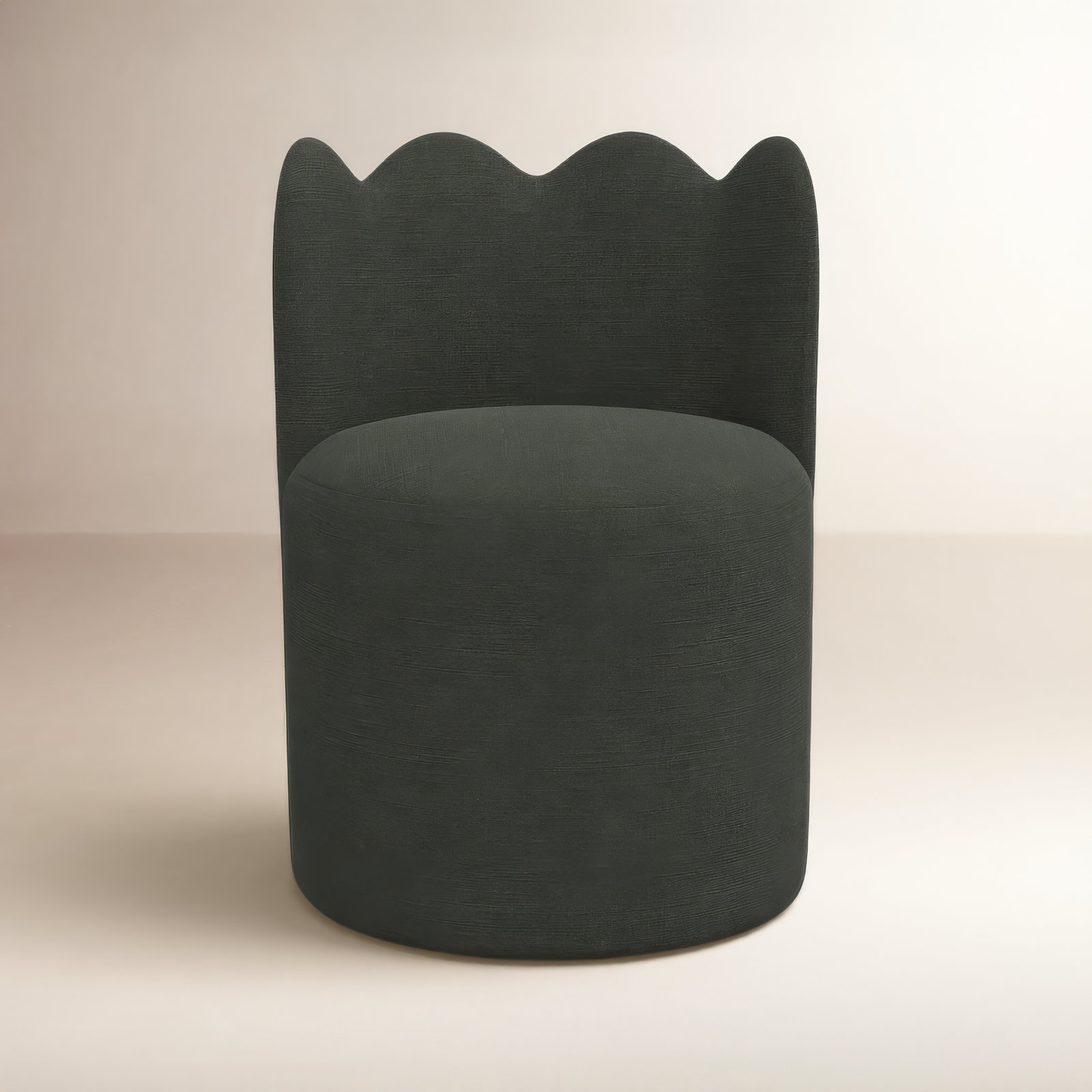 Dahlia Side Chair, Classic Black Linen