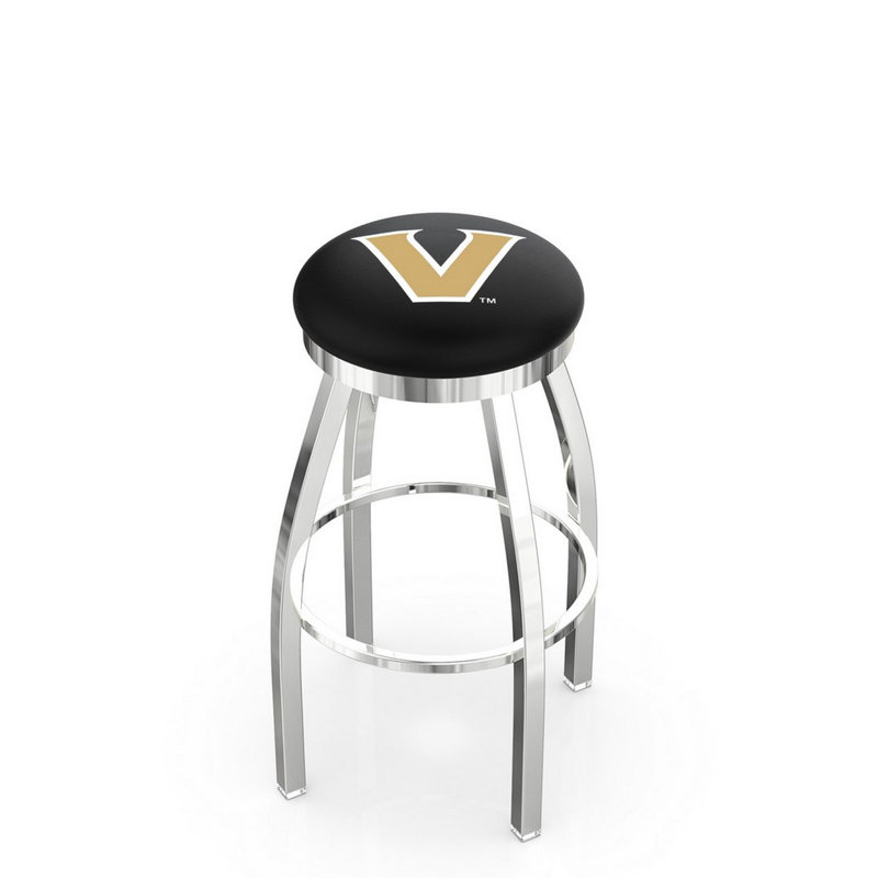 Tabouret de bar et de comptoir pivotant NCAA, Vanderbilt, Tabouret de bar (siège d'une hauteur de 30 po)