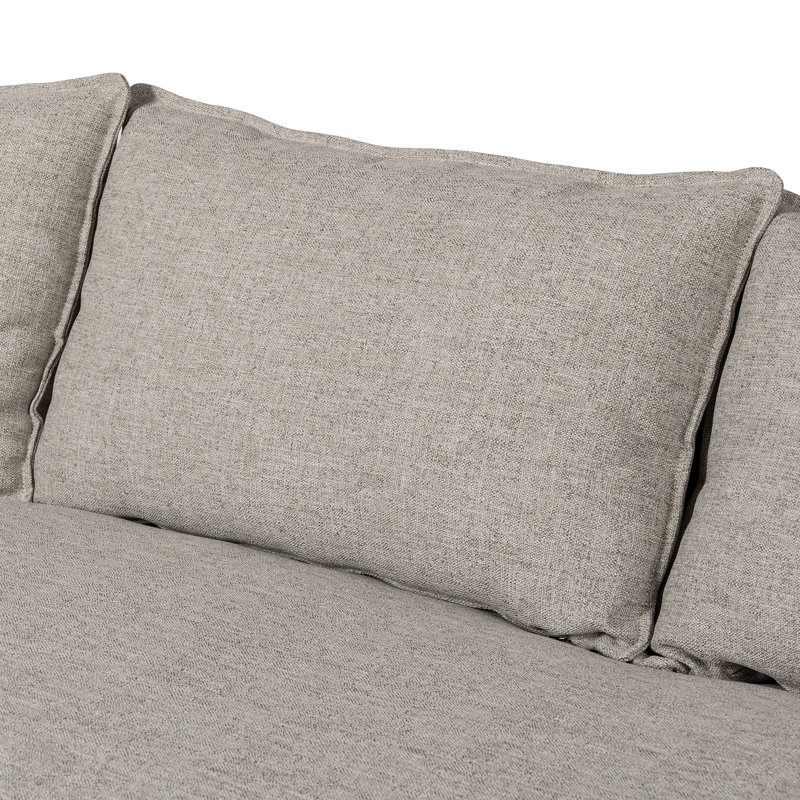 Andre Outdoor 3 - Seat Patio Sofa, Alessi Slate