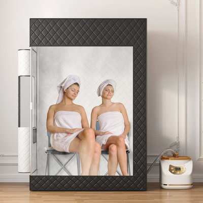 2 Person Portable Steam Sauna Tent with 3L Steamer
