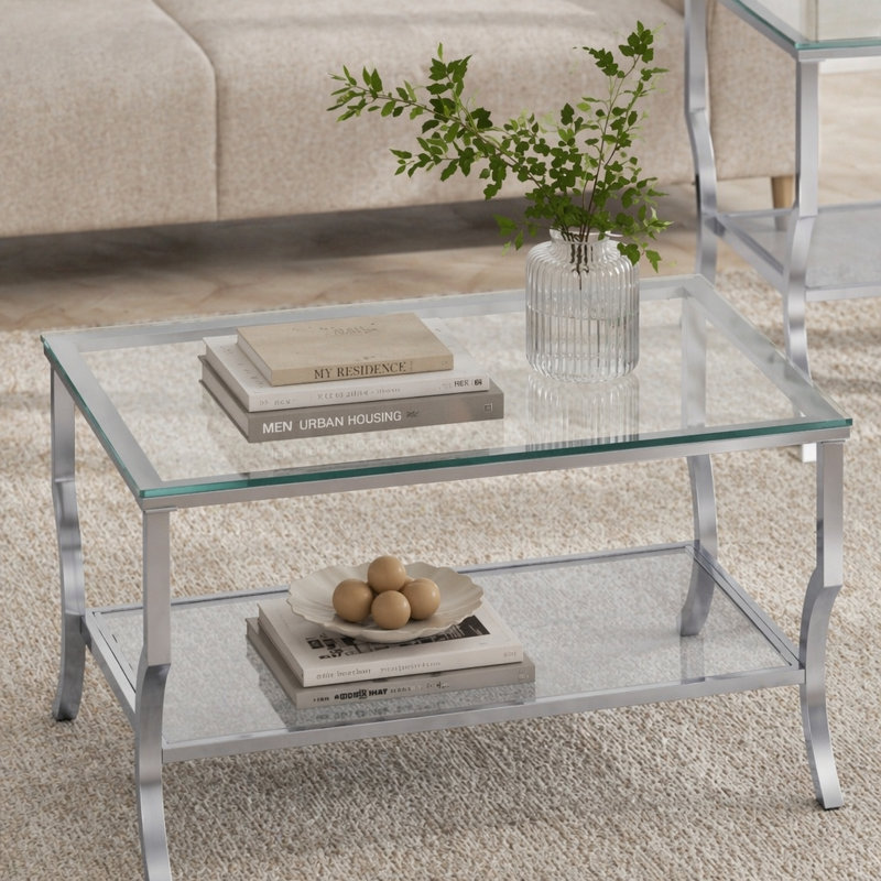 Ensemble de tables basses 3 pièces Seroff