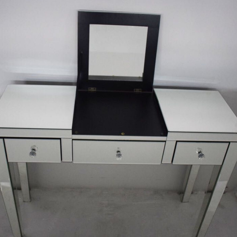Huff 36'' Glass Top Console Table