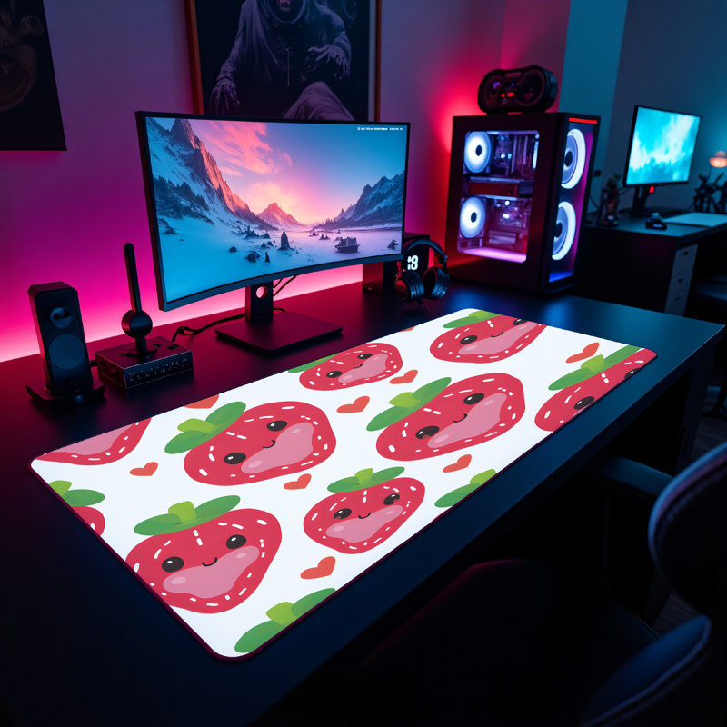 Polyester Desk Pad, 14.4x12.1