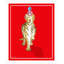 Matilde In Ruby Giclee Print by Dana Gibson