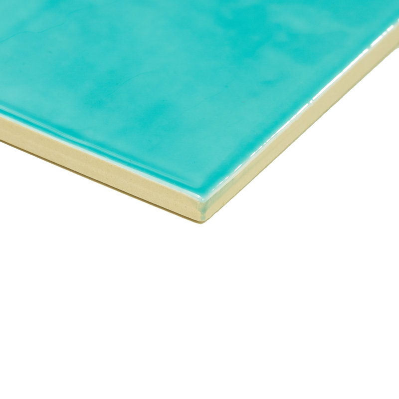 Jade 4" x 8" Subway Wall Tile, Turquoise