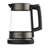 Solac Aroa 1.7 qt. Stainless Steel Whistling Electric Tea Kettle