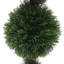 3' Artificial Double Ball Green Cedar Topiary.