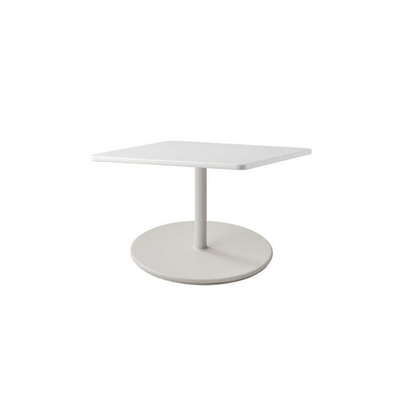 Go Outdoor Square Coffee Table, 15.9" H x 29.6" W x 29.6" D, Lava Gray