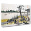 Sculptors In Imadogawa by Katsushika Hokusai - Wrapped Canvas Painting-55324120