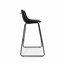Tabouret de comptoir moderne en similicuir avec repose-pieds à dossier bas-1878856860-1878856863
