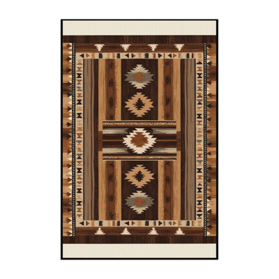  Tapis lavable Western Ranch Southwestern