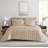 Swift Home Windowpane Plaid 7-Piece Reversible Microfiber Lightweight Bed-In-A-Bag Set-104223976-104223979