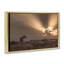 Toile flottante encadrée «Faded Sunset with Horse» par Nathan Larson-390284001-390284005