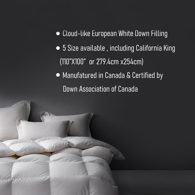 Esbjerg Duck All Season Down Comforter, California King