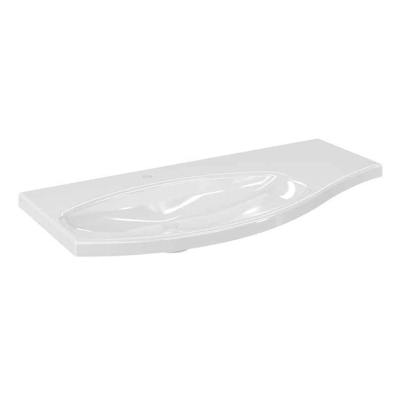Koa 111.6cm Polyglomerate Bathroom Vanity Top