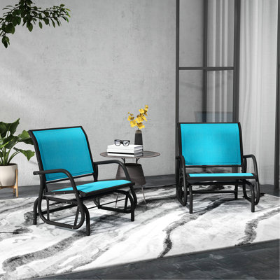 Chaise berçante confortable en maille