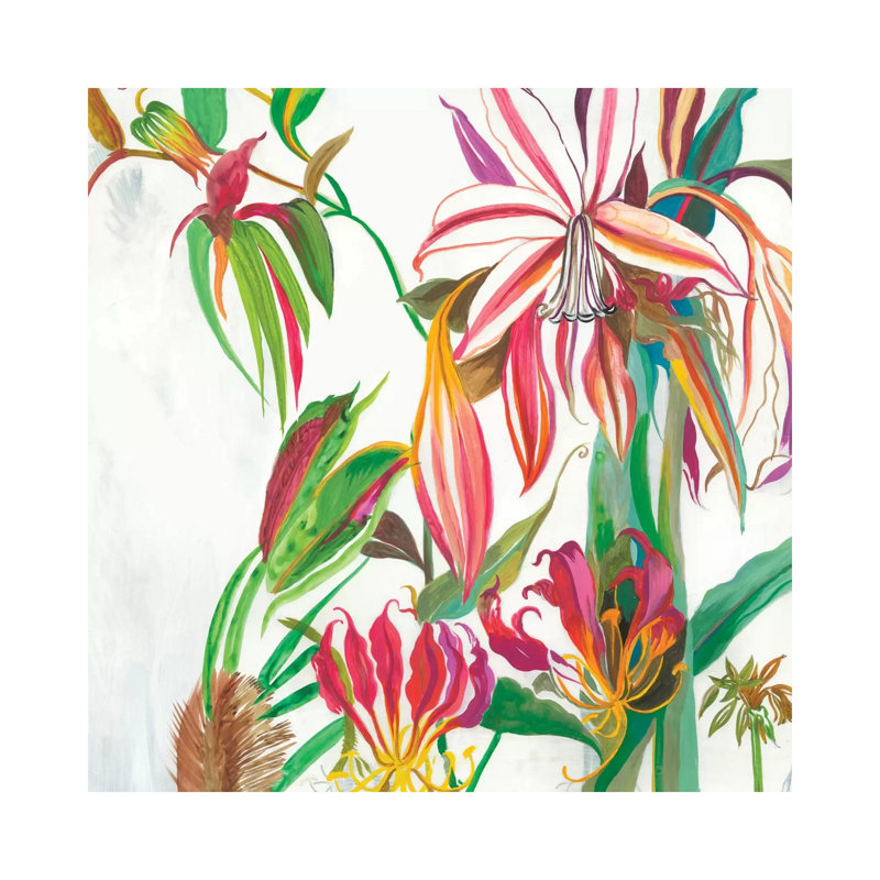 Tropical III by Asia Jensen - Wrapped Canvas Print, 30.48 cm H x 30.48 cm W