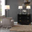 Ensemble de lampes de table et sur pied en nickel 27,5 "Ardak